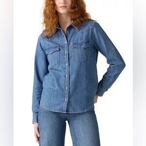 Women's Blue Denim Shirt